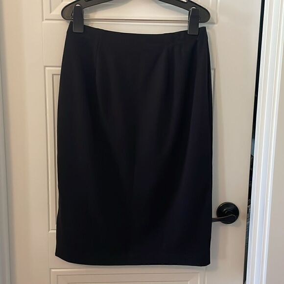Eileen Fisher System Stretch Crepe Pencil Skirt - Picture 5 of 7